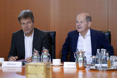 Sitzung des Sicherheitskabinetts der Bundesregierung in Berlin