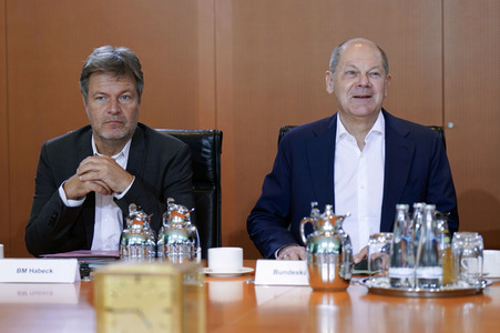 Sitzung des Sicherheitskabinetts der Bundesregierung in Berlin