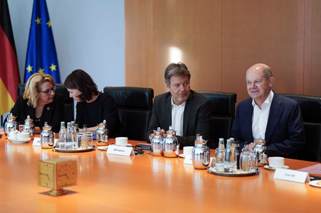 Sitzung des Sicherheitskabinetts der Bundesregierung in Berlin