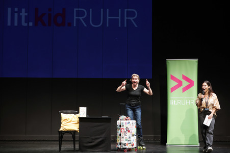 Frauke Angel auf der lit.Ruhr 2023 in Oberhausen