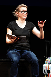 Frauke Angel auf der lit.Ruhr 2023 in Oberhausen