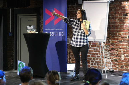 Clari Corrêa da Silva auf der lit.Ruhr 2023 in Bochum