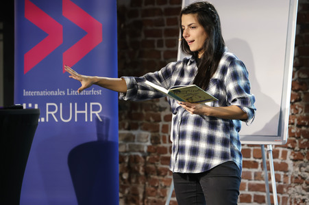Clari Corrêa da Silva auf der lit.Ruhr 2023 in Bochum