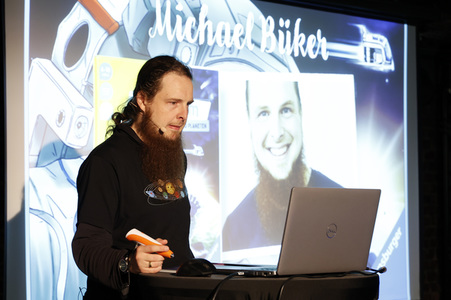 Michael Büker auf der lit.Ruhr 2023 in Bochum