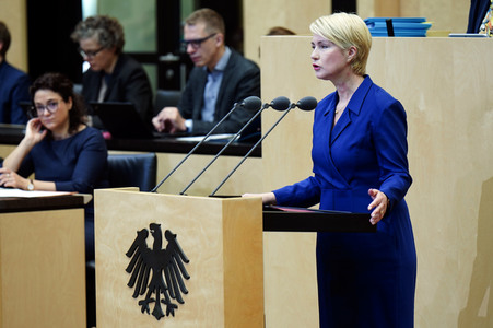 1037. Bundesratssitzung in Berlin