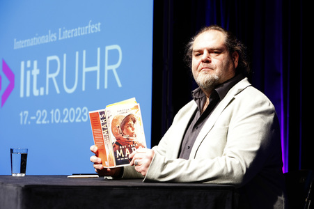 Christian Linker auf der lit.Ruhr 2023 in Gelsenkirchen