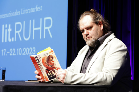 Christian Linker auf der lit.Ruhr 2023 in Gelsenkirchen