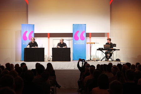 Sven Stricker und Bjarne Mädel auf der lit.Cologne 2023 in Köln