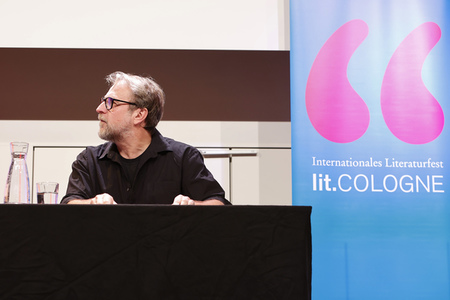 Sven Stricker und Bjarne Mädel auf der lit.Cologne 2023 in Köln