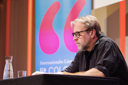 Sven Stricker und Bjarne Mädel auf der lit.Cologne 2023 in Köln