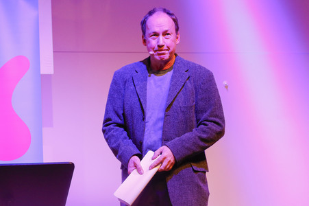 Richard Ford und Ulrich Noethen auf der lit.Cologne Spezial 2023 in Köln
