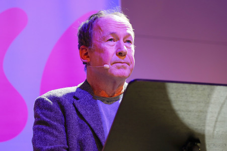 Richard Ford und Ulrich Noethen auf der lit.Cologne Spezial 2023 in Köln