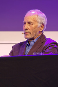 Richard Ford und Ulrich Noethen auf der lit.Cologne Spezial 2023 in Köln