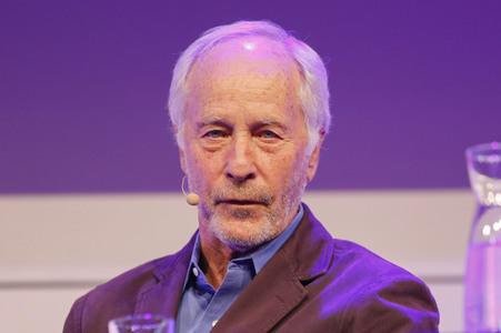 Richard Ford und Ulrich Noethen auf der lit.Cologne Spezial 2023 in Köln