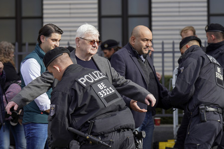 Kundgebung gegen Antisemitismus und für Solidarität mit Israel in Berlin