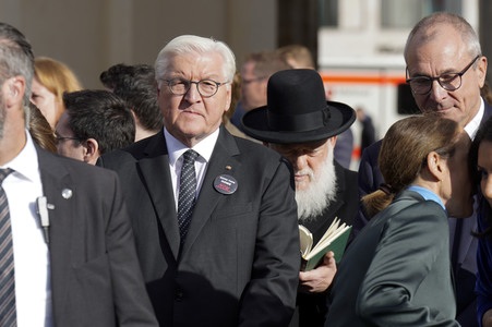 Kundgebung gegen Antisemitismus und für Solidarität mit Israel in Berlin