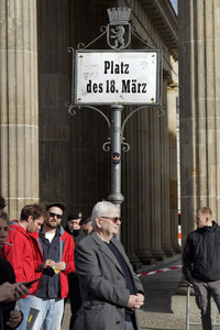 Kundgebung gegen Antisemitismus und für Solidarität mit Israel in Berlin