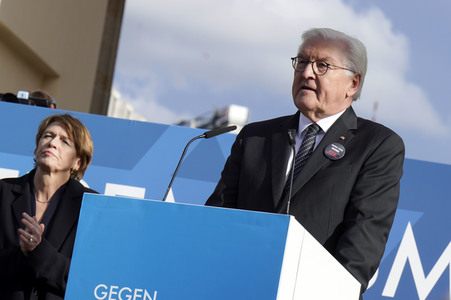 Kundgebung gegen Antisemitismus und für Solidarität mit Israel in Berlin