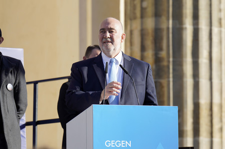 Kundgebung gegen Antisemitismus und für Solidarität mit Israel in Berlin