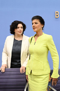 Bundespressekonferenz Gründung des Vereins 'Bündnis Sahra Wagenknecht' in Berlin