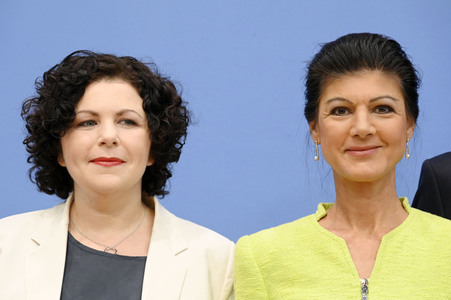 Bundespressekonferenz Gründung des Vereins 'Bündnis Sahra Wagenknecht' in Berlin