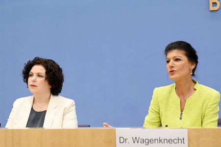 Bundespressekonferenz Gründung des Vereins 'Bündnis Sahra Wagenknecht' in Berlin