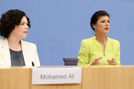 Bundespressekonferenz Gründung des Vereins 'Bündnis Sahra Wagenknecht' in Berlin