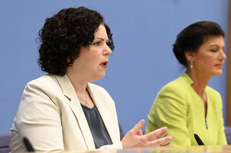 Bundespressekonferenz Gründung des Vereins 'Bündnis Sahra Wagenknecht' in Berlin