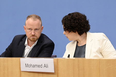 Bundespressekonferenz Gründung des Vereins 'Bündnis Sahra Wagenknecht' in Berlin