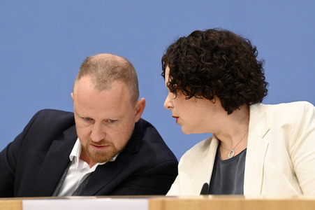 Bundespressekonferenz Gründung des Vereins 'Bündnis Sahra Wagenknecht' in Berlin