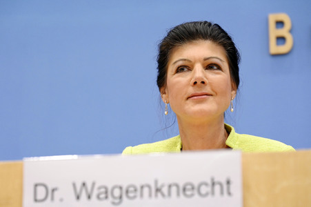 Bundespressekonferenz Gründung des Vereins 'Bündnis Sahra Wagenknecht' in Berlin