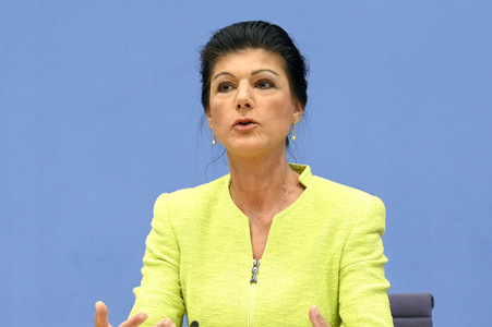 Bundespressekonferenz Gründung des Vereins 'Bündnis Sahra Wagenknecht' in Berlin