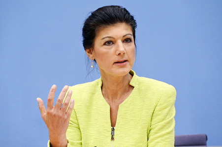 Bundespressekonferenz Gründung des Vereins 'Bündnis Sahra Wagenknecht' in Berlin