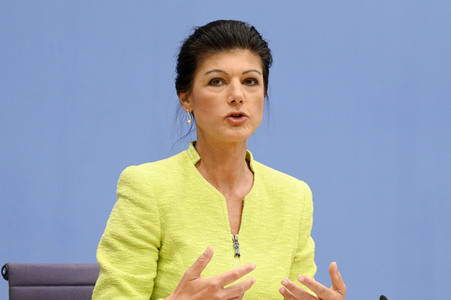 Bundespressekonferenz Gründung des Vereins 'Bündnis Sahra Wagenknecht' in Berlin