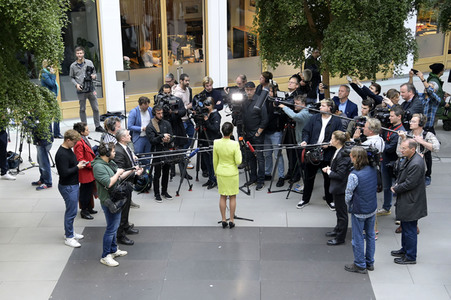 Bundespressekonferenz Gründung des Vereins 'Bündnis Sahra Wagenknecht' in Berlin