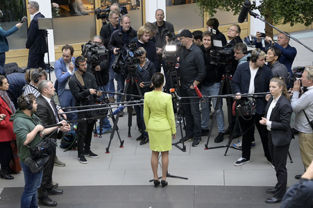Bundespressekonferenz Gründung des Vereins 'Bündnis Sahra Wagenknecht' in Berlin