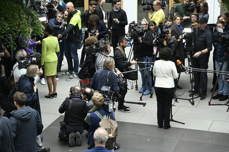 Bundespressekonferenz Gründung des Vereins 'Bündnis Sahra Wagenknecht' in Berlin