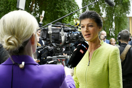 Bundespressekonferenz Gründung des Vereins 'Bündnis Sahra Wagenknecht' in Berlin