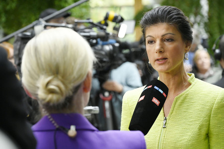 Bundespressekonferenz Gründung des Vereins 'Bündnis Sahra Wagenknecht' in Berlin