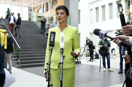 Bundespressekonferenz Gründung des Vereins 'Bündnis Sahra Wagenknecht' in Berlin