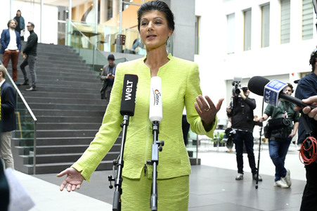 Bundespressekonferenz Gründung des Vereins 'Bündnis Sahra Wagenknecht' in Berlin