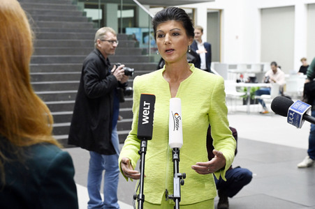 Bundespressekonferenz Gründung des Vereins 'Bündnis Sahra Wagenknecht' in Berlin
