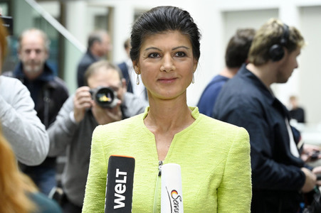 Bundespressekonferenz Gründung des Vereins 'Bündnis Sahra Wagenknecht' in Berlin