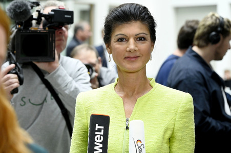 Bundespressekonferenz Gründung des Vereins 'Bündnis Sahra Wagenknecht' in Berlin