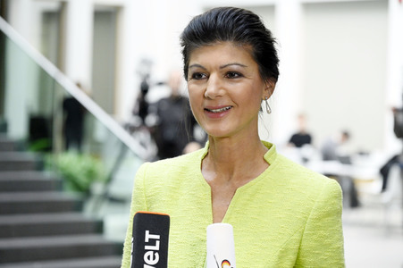 Bundespressekonferenz Gründung des Vereins 'Bündnis Sahra Wagenknecht' in Berlin