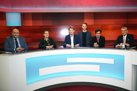 Talkshow 'hart aber fair' in Berlin