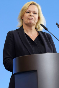 Pressestatement von Nancy Faeser in Berlin