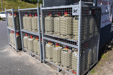 Symbolfoto Gasflaschen