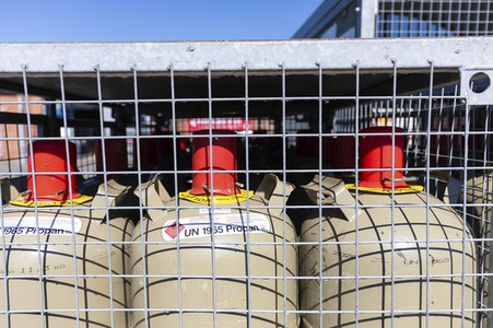 Symbolfoto Gasflaschen