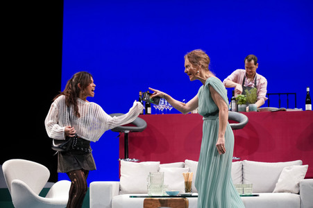 Theaterprobe 'Das perfekte Geheimnis' in Berlin